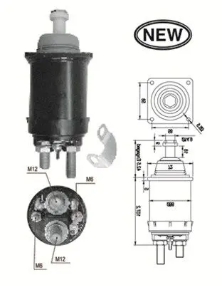 Solenoid, electromotor MAGNETI MARELLI 940113050569