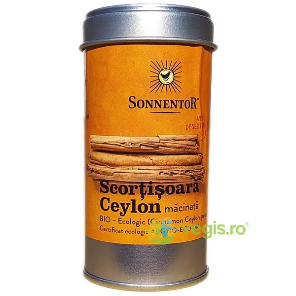 Solnita Condiment Scortisoara Ceylon Macinata Ecologica/Bio 40g