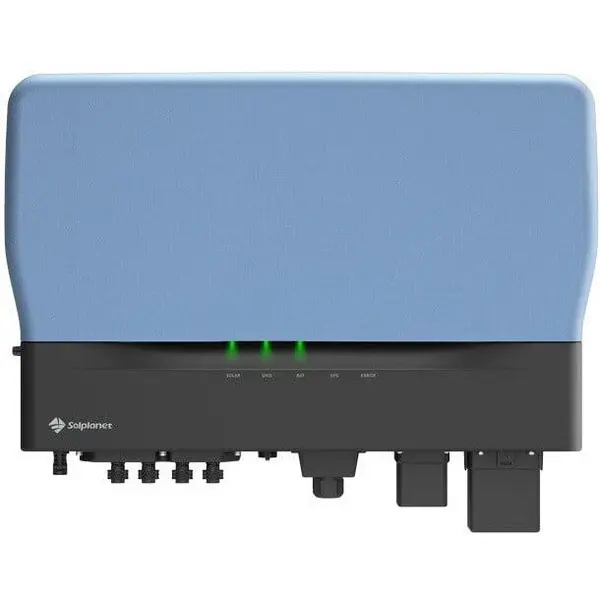 SOLPLANET Invertor solar hibrid Solplanet ASW015K-TH, trifazat, putere 15kW, 4 trackere MPPT, Albastru