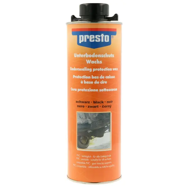 Soltuie antifon negru pe baza de ceara PRESTO 1L