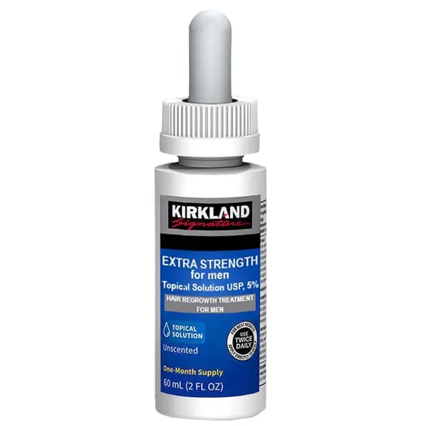 Solutie 1 Luna, Kirkland, Minoxidil 5%, Tratament Impotriva Caderii Parului, 1x 60ml