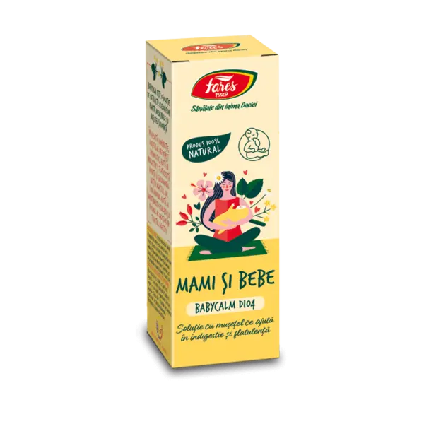 Solutie Babycalm Mami si Bebe D104, 30ml, Fares