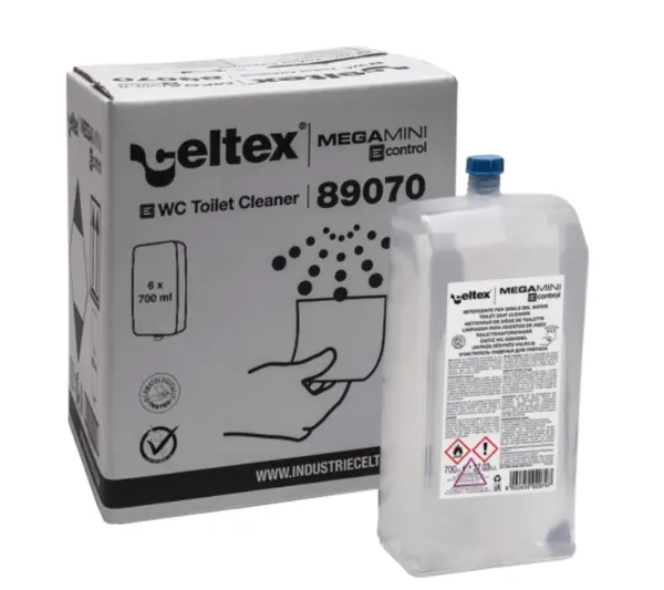 Solutie curatare capac WC + rezerva 700 ml Celtex E-Control Solutie curatare capac WC + rezerva 700 ml Celtex E-Control