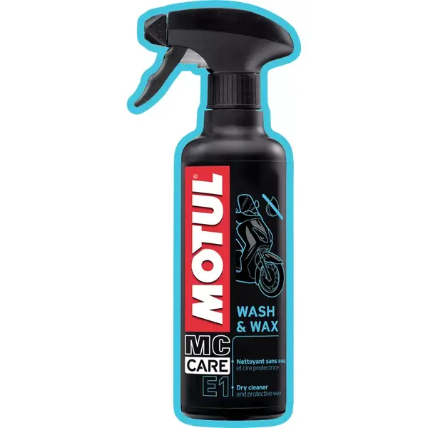 Solutie curatare fara apa MOTUL MC CARE E1 Wash & Wax 400ml