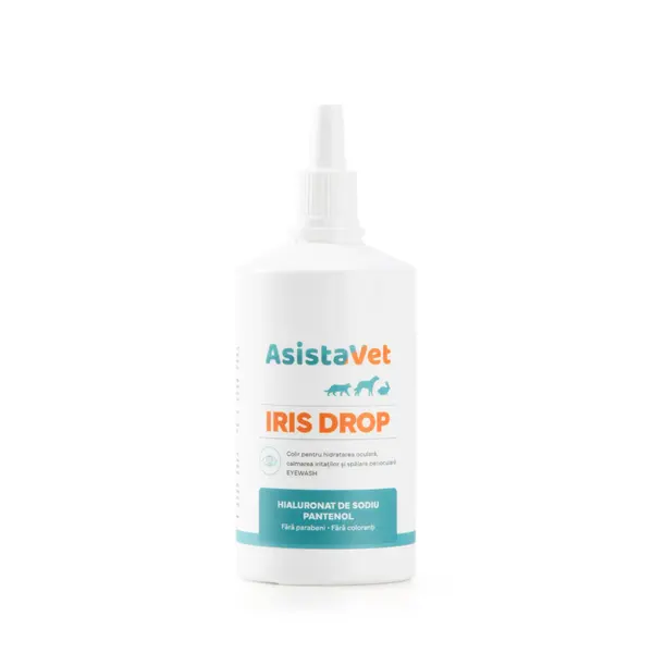 Solutie Curatare Perioculara si Oculara Iris Drop, AsistaVet, 130 ml