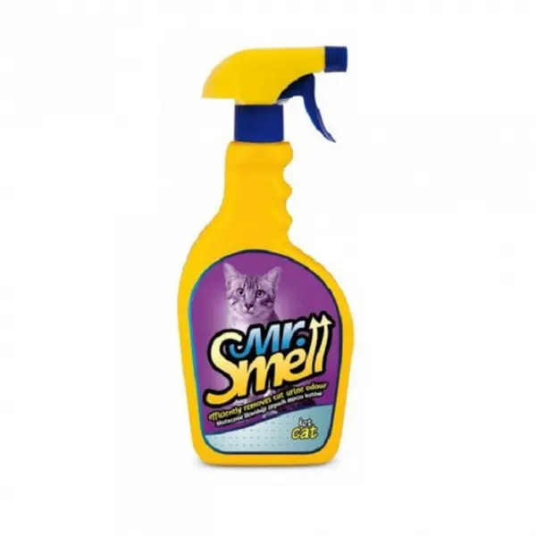 Solutie curatare pete si indepartare mirosuri animale, Mr Smell, Pisica, 500 ml