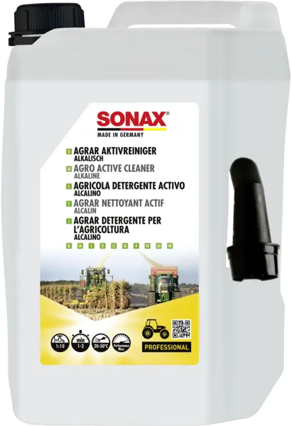 Solutie curatat Alcalina Activa Agrar pentru utilaje agricole SONAX 5L