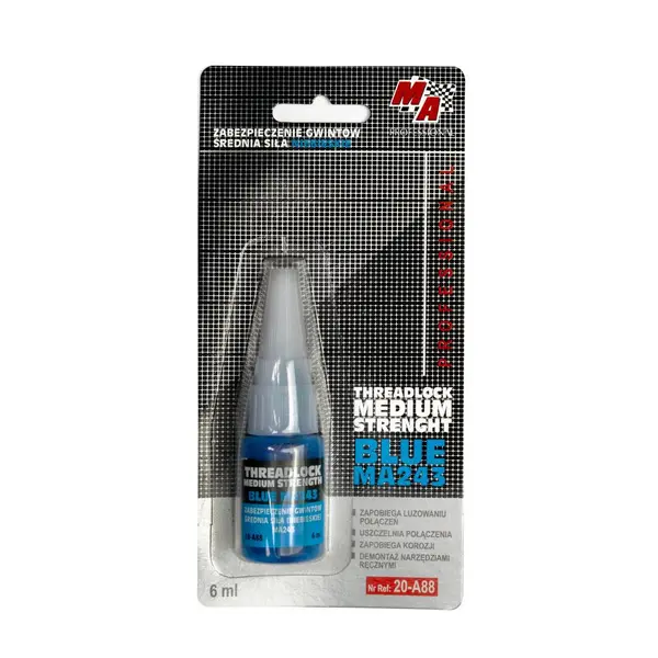 Solutie fixare suruburi - rezistenta medie MA PROFESSIONAL 6ml