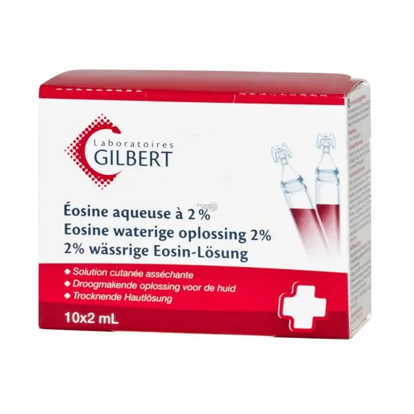 Solutie, Gilbert, Eosine, Efect Preventiv al Iritatiilor cauzate de Scutece, pentru Sugari, 10 monodoze, 2ml