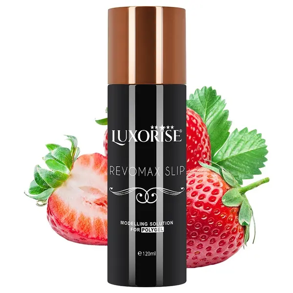 Solutie modelare Polygel RevomaxSlip LUXORISE, Strawberry 120ml
