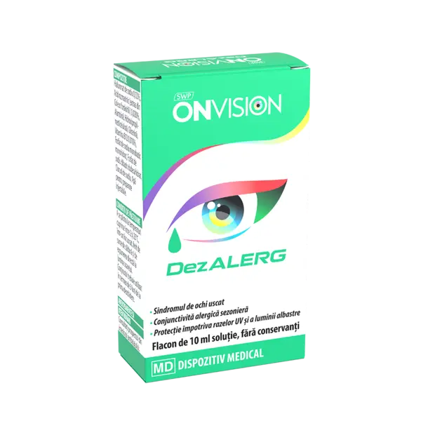 Solutie oftalmica pentru ochi uscati Onvision Dezalerg, 10ml, Sun Wave Pharma