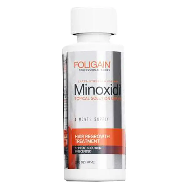 Solutie pentru Cresterea Parului, Foligain, Minoxidil 5%, Pipeta Inclusa, 1x 60ml