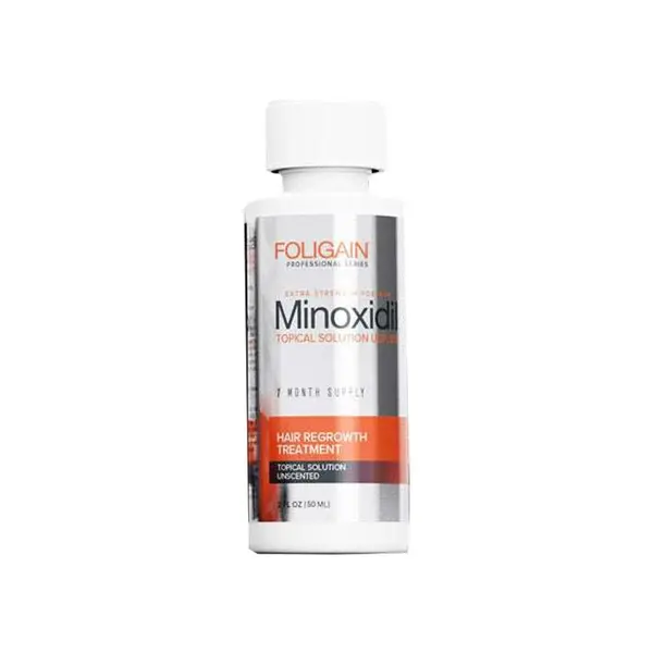 Solutie pentru Cresterea Parului, Foligain, Minoxidil 5%, Pipeta Inclusa, 1x 60ml