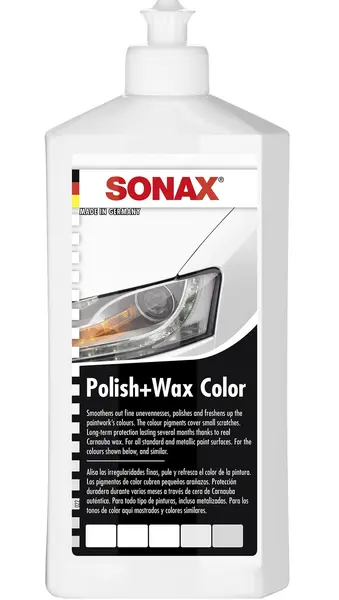 Solutie polish+ceara culoare alb NanoPro SONAX 500ml