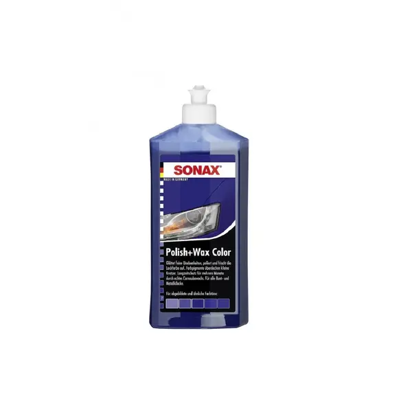 Solutie polish+ceara culoare albastru NanoPro SONAX 500ml