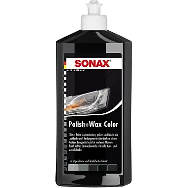 Solutie polish+ceara culoare negru NanoPro SONAX 500ml