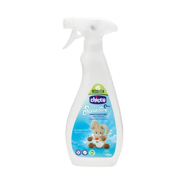 Solutie vegana Chicco pentru indepartarea petelor, pulverizator, 500ml, 0luni+