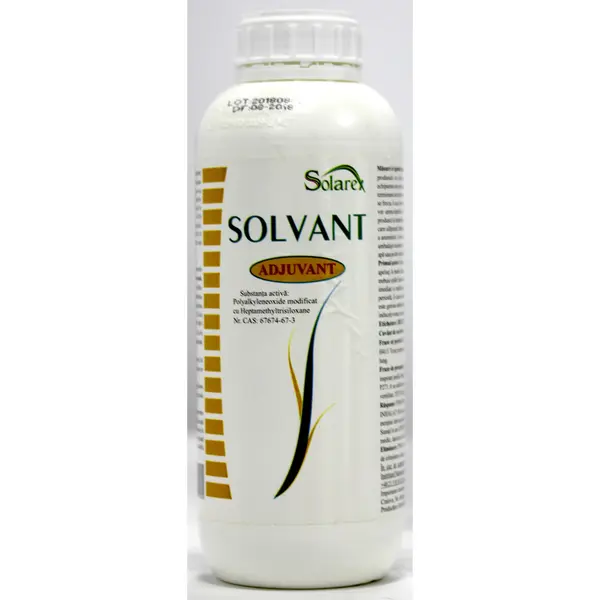 Solvant 1L, adjuvant, Solarex, imbunatateste absortia substantelor de catre planta, se utilizeaza impreuna cu fungicide, insecticide sau erbicide - Default Title