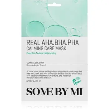 Some By Mi Clinical Solution AHA∙BHA∙PHA Calming Care Mask mască textilă calmantă pentru pielea problematica