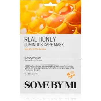 Some By Mi Clinical Solution Honey Luminous Care Mask mască textilă iluminatoare