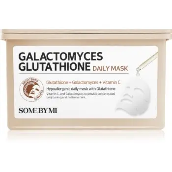 Some By Mi Galactomyces Glutathione Daily Mask Pack mască textilă iluminatoare big pack