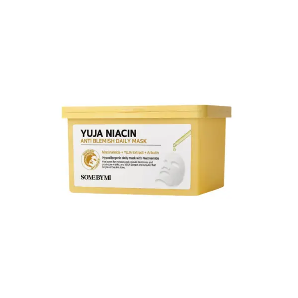 SOME BY MI - Yuja Niacin Anti Blemish Daily Mask 30 Sheets - 370ml