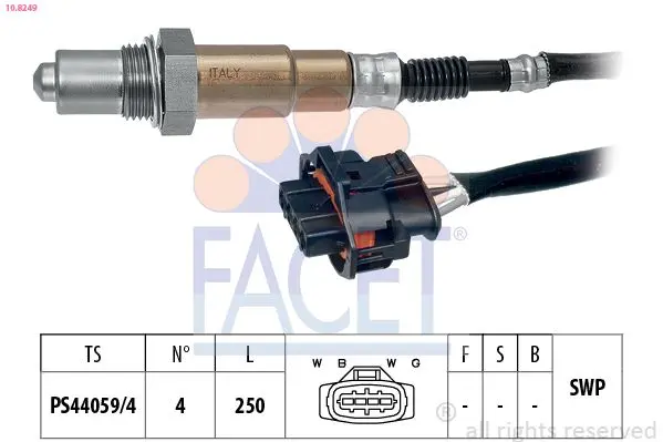Sonda Lambda FACET Made in Italy - OE Equivalent 10.8249