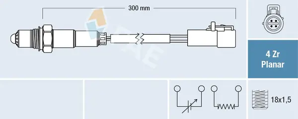 Sonda Lambda FAE 77418