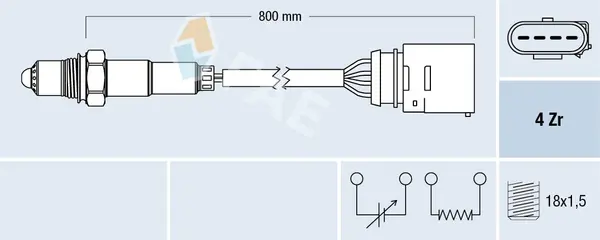 Sonda Lambda FAE 77436