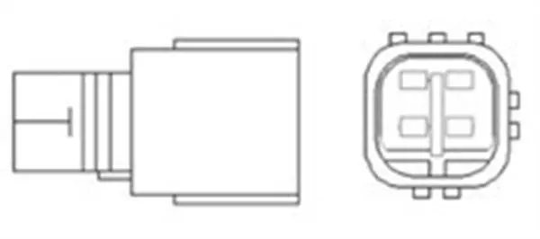 Sonda lambda (numar de fire 4, 300mm) CITROEN C1; PEUGEOT 107; TOYOTA AYGO 1.0 intre 2005-2014