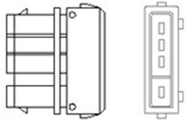 Sonda lambda (numar fire 4, 515mm) potrivit SKODA FELICIA I, FELICIA II; VW CADDY II 1.3 1.6 10.94-04.02