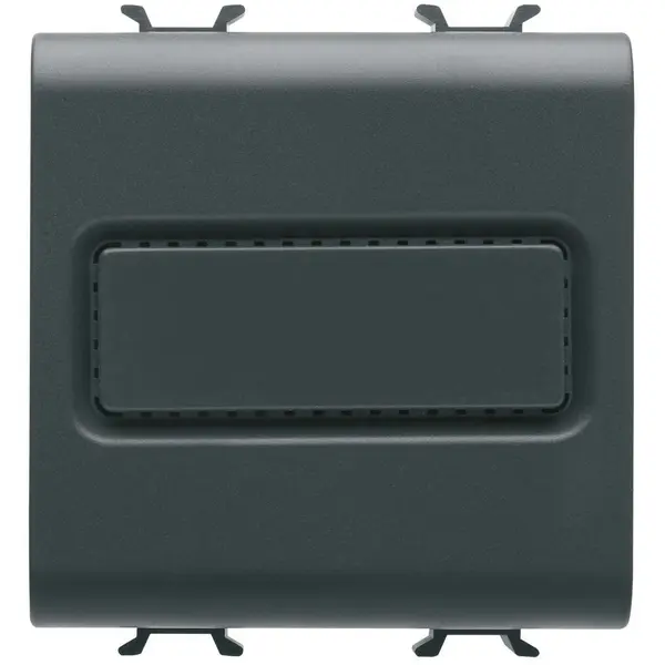 Sonerie 230V 3 tonuri si 3 intrari independente Gewiss Chorus GW12612, negru satin