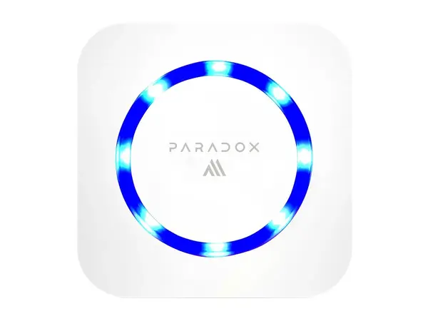 Sonerie de interior Paradox CM1M, wireless, 868MHz, 6-8 tonuri zone si alarme, 100-200V AC, alb