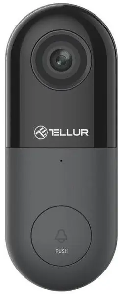 Sonerie inteligentă Tellur - 1080P, FHD, neagră