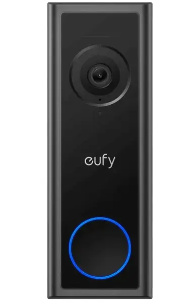 Sonerie video Eufy C30, 2K FHD, Wi-Fi, Baterie de 5.000 mAh, Negru
