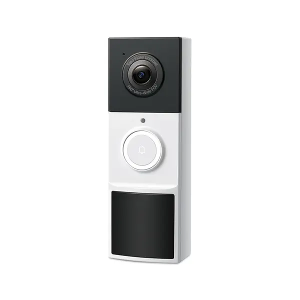 Sonerie video smart exterior baterie 268Tp-Link Tapo D210, 2K 3MP, 160 grade, detectie AI, night vision color, audio bidirectional, IP65