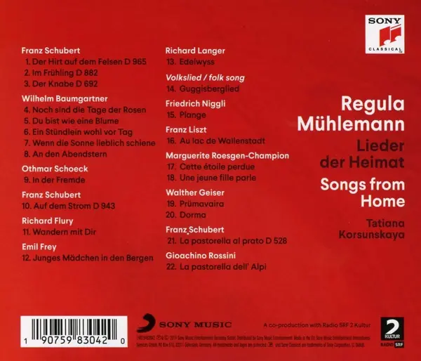 Songs from Home | Regula Muhlemann, Various Artists