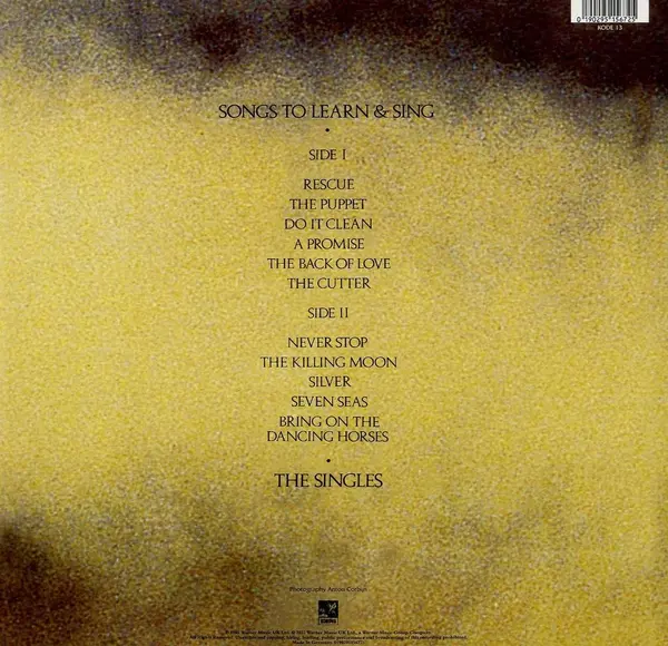 Songs To Learn & Sing - Vinyl | Echo & The Bunnymen