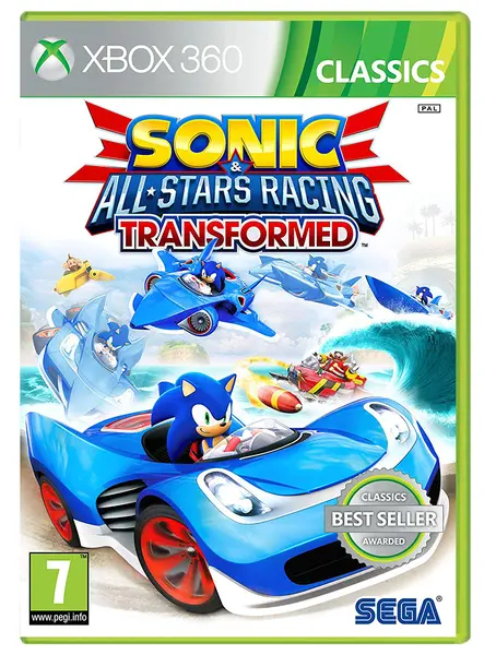 Sonic All Stars Racing Transformed Xbox36 Xbox One|iOS|PC|Nintendo 3DS|Wii U|Xbox 360|PlayStation 3|PS Vita|Android
