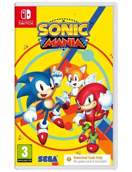 Sonic Mania Plus Code In Box Nintendo Switch|Xbox One|PC|PlayStation 4
