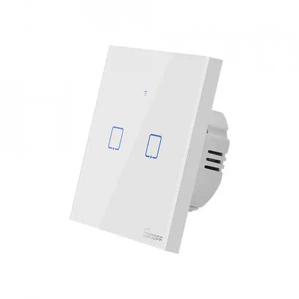 SONOFF Intrerupator Smart cu Touch Sonoff T0 EU TX , WiFi, (2 canale)