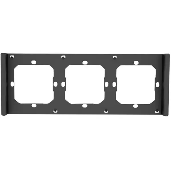 SONOFF Rama pentru intrerupator inteligent de perete Sonoff M5-3C-80-F, M5 80 triplu, 3-functional, Gri inchis