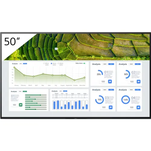 Sony Business TV Sony Bravia Seria BZ30L FW-50BZ30L, 50inch, 3840x2160pixeli, Negru