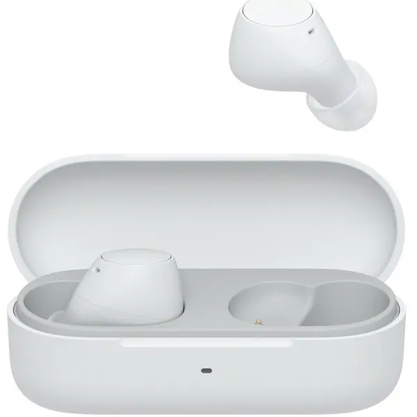 Sony Casti In-Ear Sony WF-C510W, True Wireless, Conexiune multipunct, Incarcare rapida, Mod Ambient Sound, Microfon, Bluetooth, IPX4, Autonomie 11 ore, Alb
