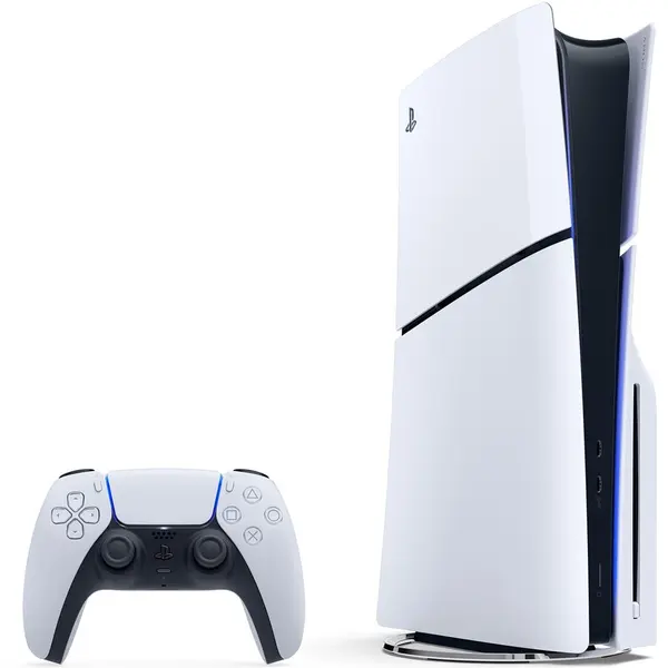 Sony Consola PlayStation 5 (PS5) Slim, 1TB SSD, E-Chassis, Alb-Negru