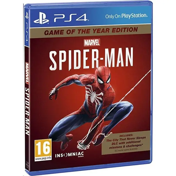 Sony Joc Marvel's Spider-Man, GOTY Edition, PlayStation 4, EN/FR/PT/AR