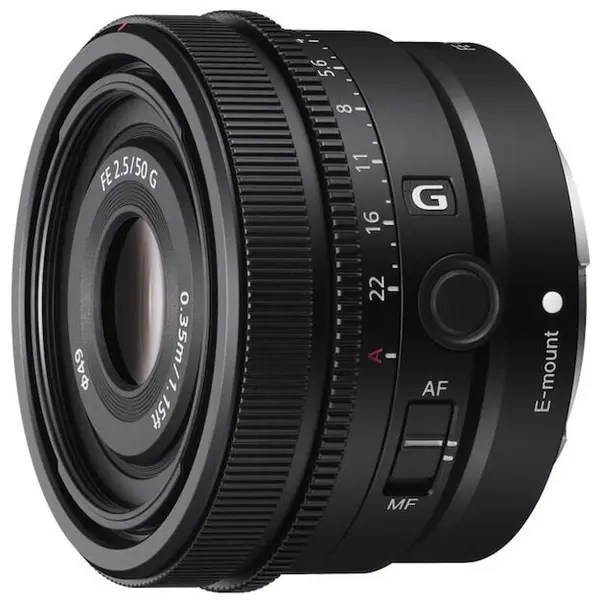 Sony Obiectiv Sony, montura FE, 50mm F2.5 G, Negru