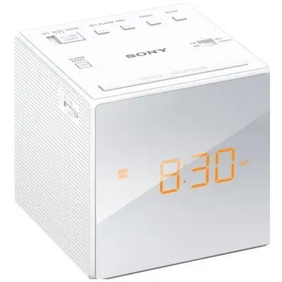 Sony Radio cu ceas Sony ICFC1W.CED, alb