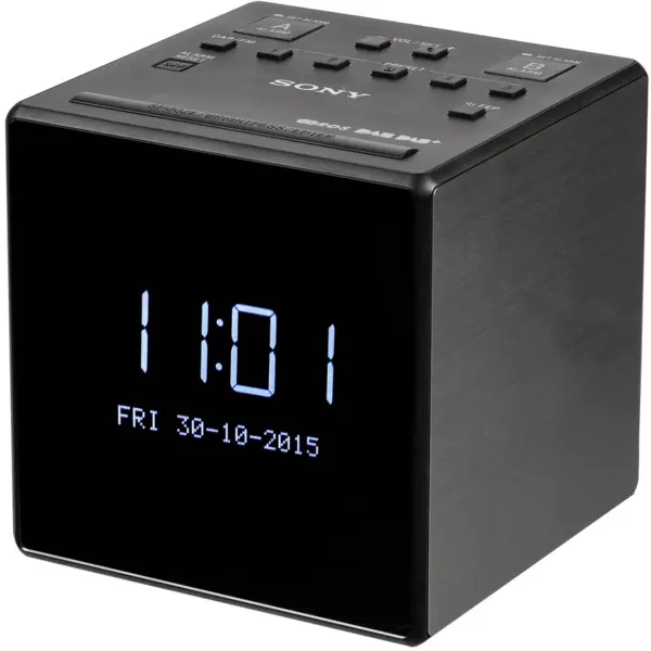Sony Radio cu ceas Sony XDR-C1DBP, DAB/DAB+/FM, Dual Alarm, Incarcare USB, Grey