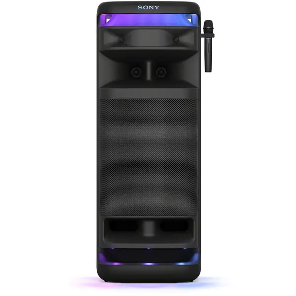 Sony Sistem audio Sony ULT TOWER 10, Bluetooth, ULT Power Sound, Ultimate Deep BASS, Boxe X-Balanced, Iluminare LED 360, Functii de petrecere, Microfon wireless, Negru